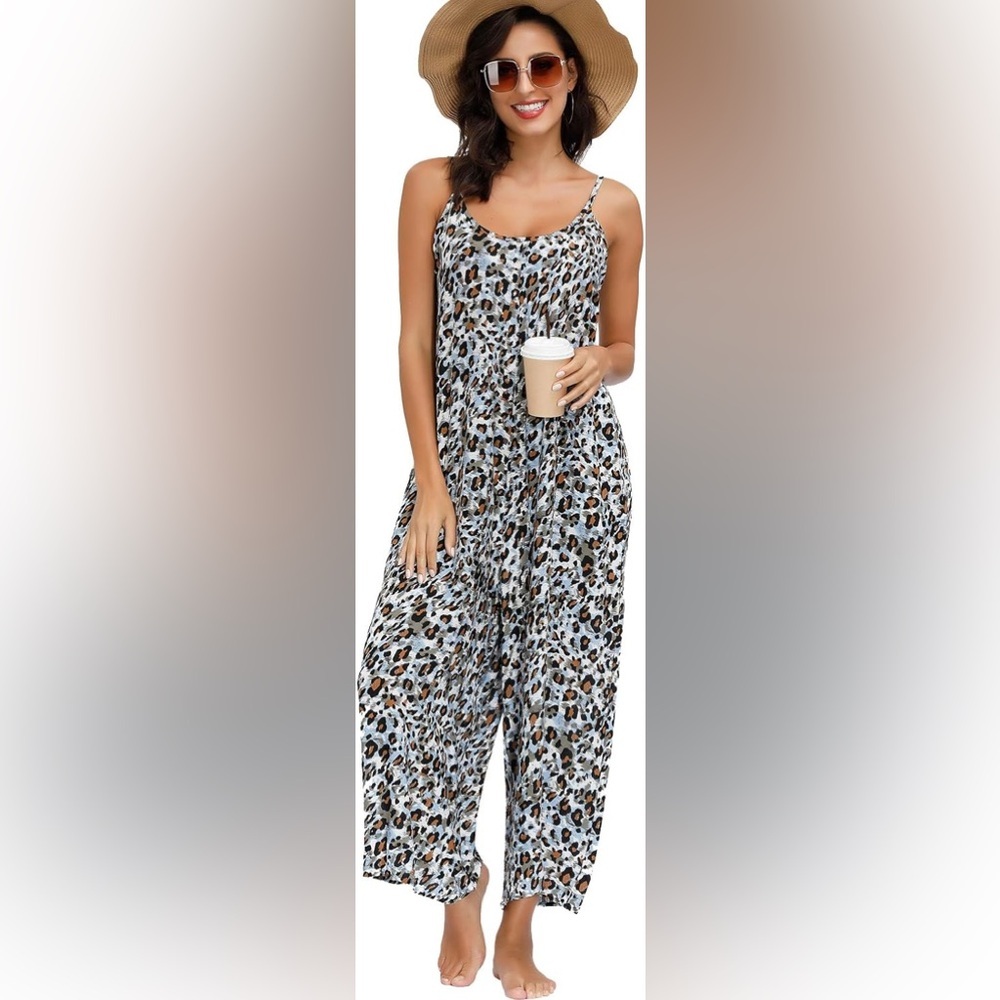 Buenos Ninos Leopard Print Jumpsuit